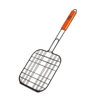 Grătar pentru carne - cu mâner din lemn