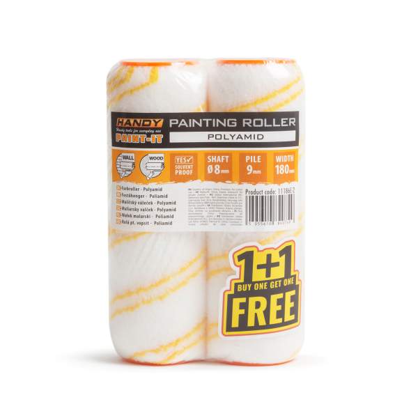 HANDY - Rolă pentru vopsit - Poliamid - 180 mm - 2 buc./pachet