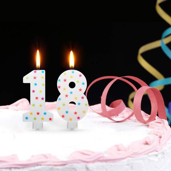 Lumânare pentru tort în formă de 6