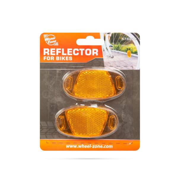 Wheel Zone - Prismă catadioptru pentru spiţe - 72 x 36 mm - 2 buc. / pachet