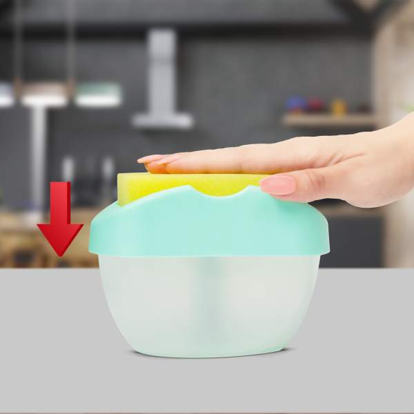 Detergent pentru mașina de spălat vase + burete