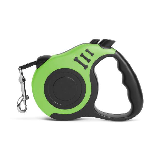 Lesă automată - 5 m - verde