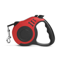 Lesă automată - 5 m - roșie