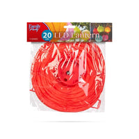 Lampion LED - Roșu - 2 x AAA