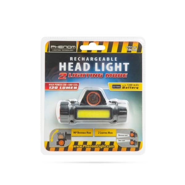 Far LED COB + SMD - cu baterie