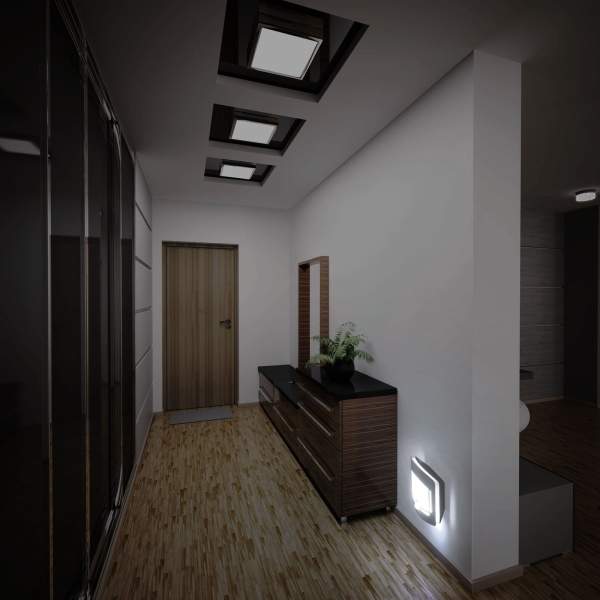 Lumină de direcție - cu senzor de mișcare și senzor de lumină - 4 x AA - argintiu periat