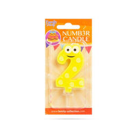 Lumânare pentru tort în forma cifrei 2