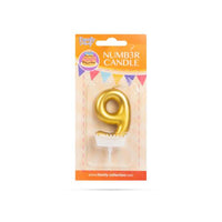 Lumânare pentru tort în forma cifrei 9