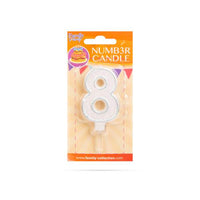 Lumânare pentru tort în forma cifrei 8