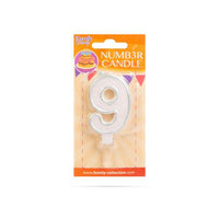 Lumânare pentru tort în forma cifrei 9