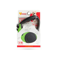 Lesă automată - 3 m - verde