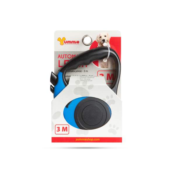 Lesă automată - 3 m - albastră