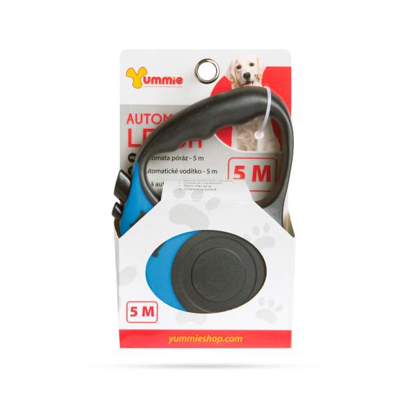 Lesă automată - 5 m - albastră