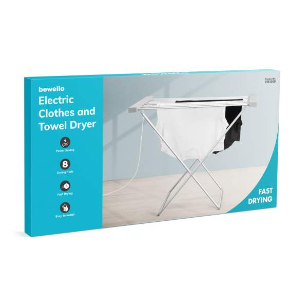 Uscător electric de haine și prosoape - 230V, 100W