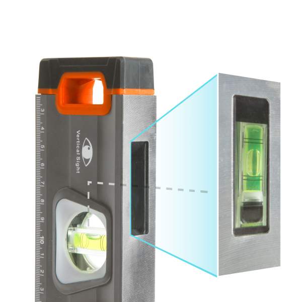 Handy - Nivelă - cu riglă şi boloboc cu oglindă, 1000 mm