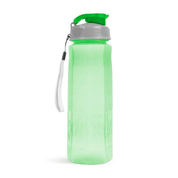 Resigilat - Sticlă sport - plastic, transparent - 800 ml - 3 culori