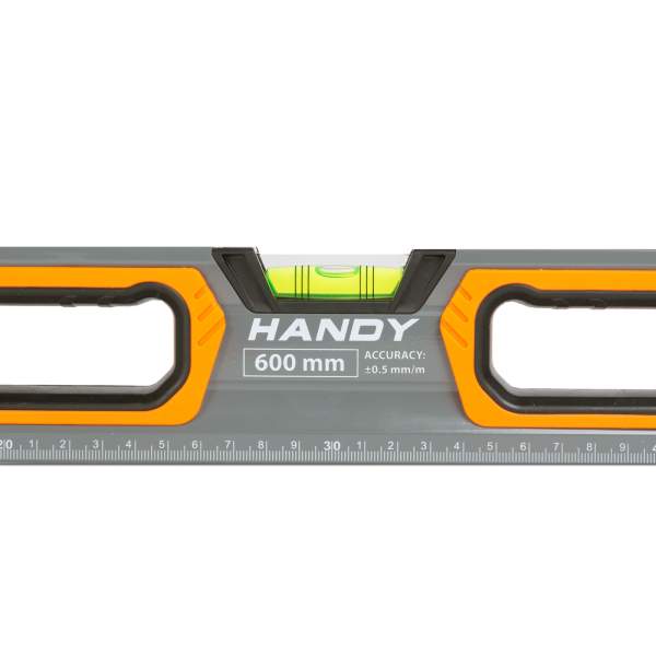 Handy - Nivelă - cu riglă şi boloboc cu oglindă, 600 mm