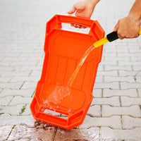 HANDY - Tavă cauciuc pentru unelte, cu compartimente şi mâner - 53 x 29,5 x 3,5 cm