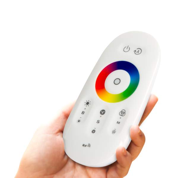 Banda LED RGB - "MagicControl" - 5 m - peste 100 de programe, telecomandă tactilă - IP65
