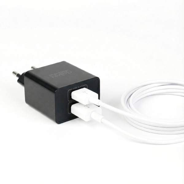 Adaptor de Încărcare USB 5V 2.4A - Negru