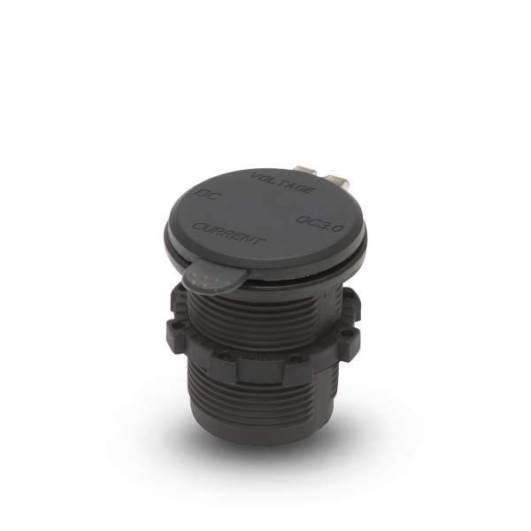 Adaptor USB cu montare în locul brichetei cu voltmetru