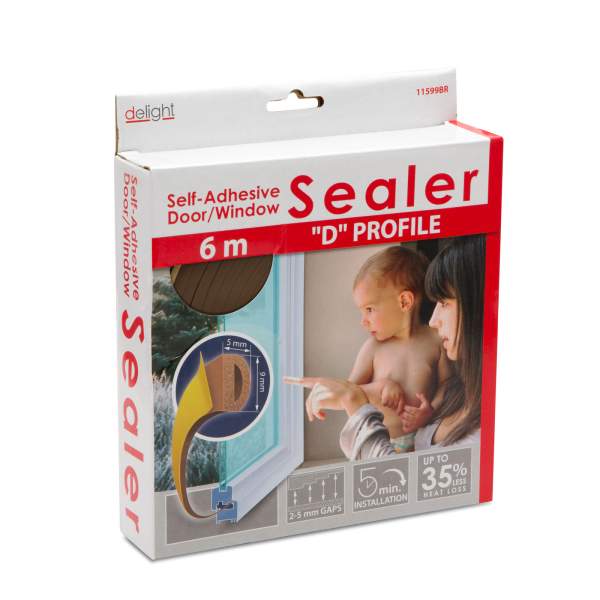 Bandă autoadezivă pt. etanşarea uşilor şi ferestrelor