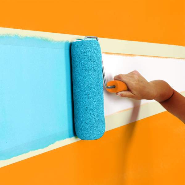 Bandă de mascare - cu adeziv pe bază de solvent - 50 m x 30 mm - albă