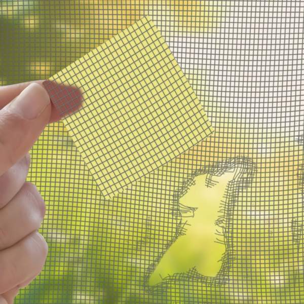 Bandă de reparare plasă de țânțari - 2 m x 5 cm - gri