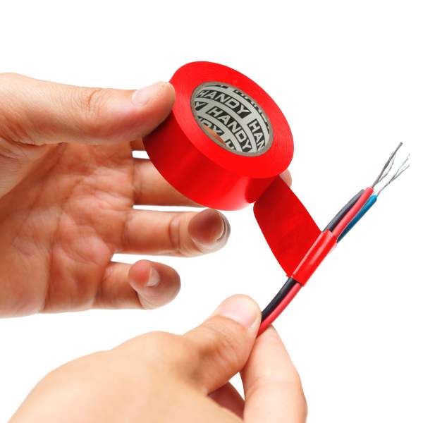 Banda izolatoare- 19 mm x 10 m - Rosu