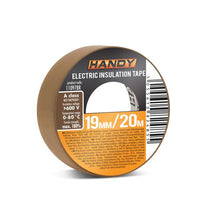 Banda izolatoare- 19 mm x 20 m - Maro
