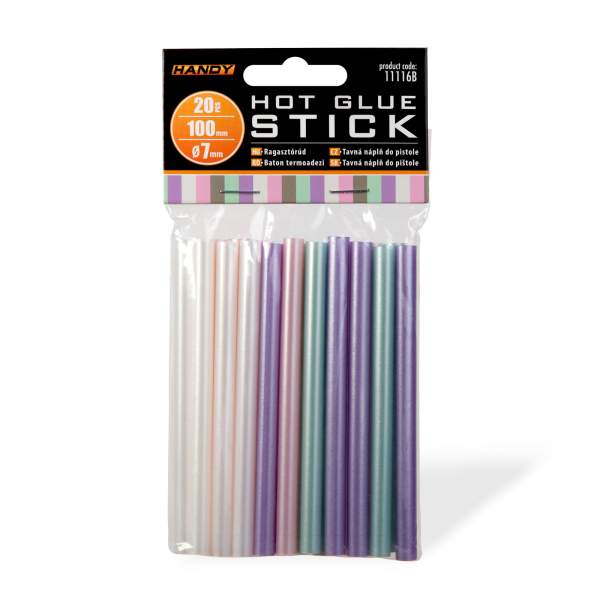 Baton termoadeziv -7 x 100 mm - coloare sidefată - 10 buc/pachet