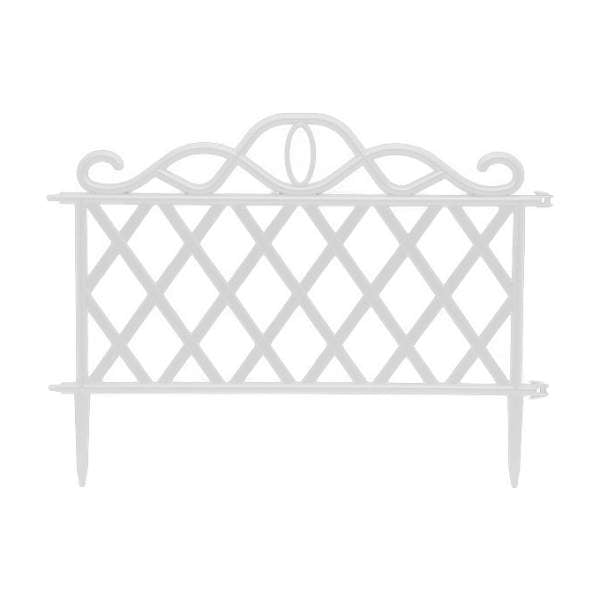 Bordura pt. pat de flori / gard - 47 x 36 cm - alb