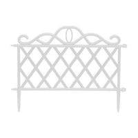 Bordura pt. pat de flori / gard - 47 x 36 cm - alb