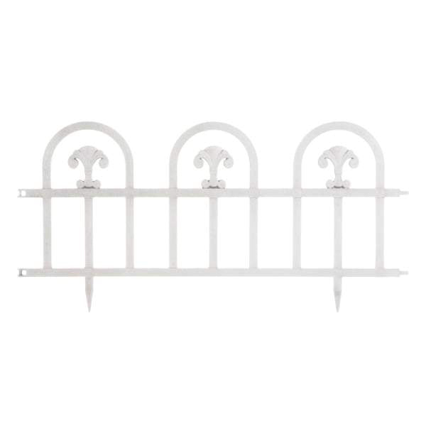 Bordura pt. pat de flori / gard - 60 x 30 - alb