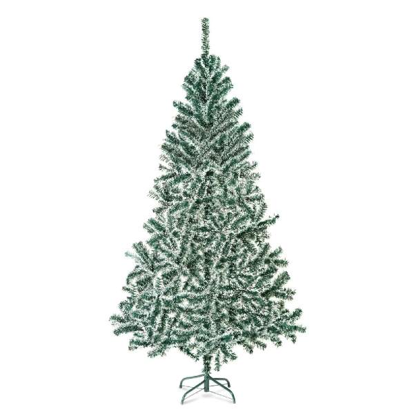 Brad artificial – 210 cm – cu aspect înzăpezit – PVC