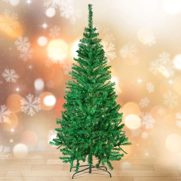 Brad artificial – 210 cm – verde clasic – PE/PVC