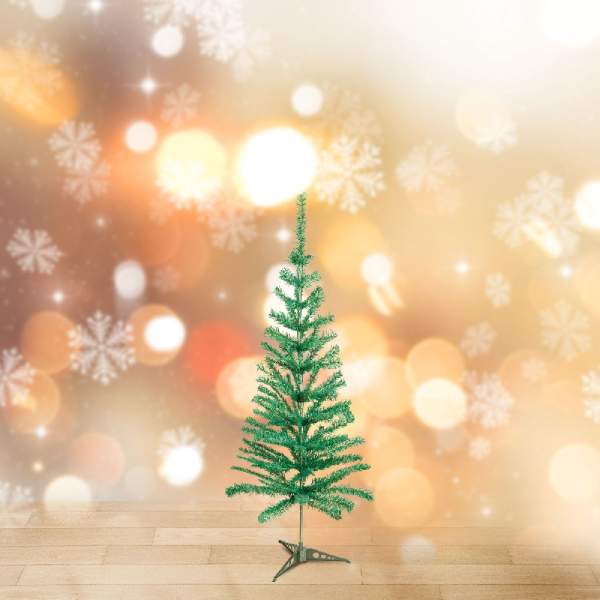 Brad artificial – 90 cm – verde clasic – PE/PVC