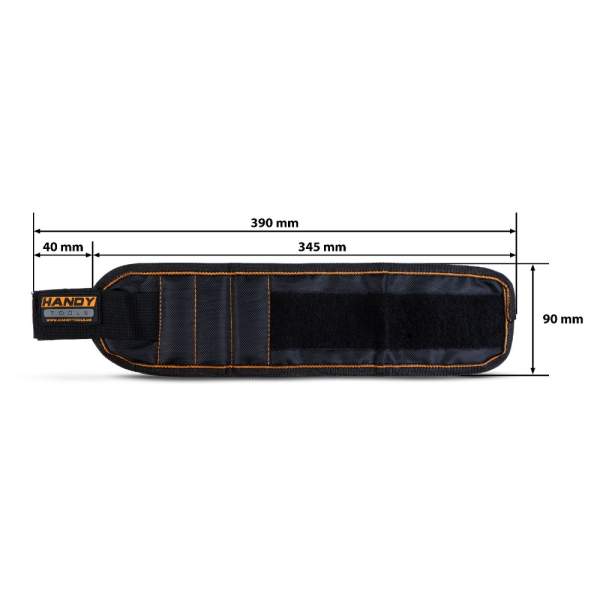 Brăţară magnetică pentru șuruburi - 35 x 9 cm