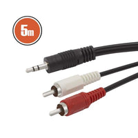Cablu RCA / JACKfisa 2 x RCA-fisa 3