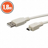 Cablu USB 2.0fisa A - fisa B (mini)1