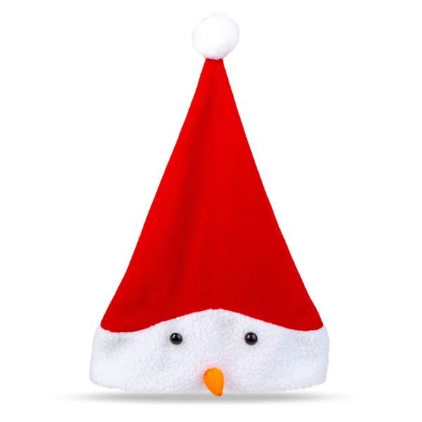 Căciulă de Crăciun - cu model om de zăpadă - 30 x 45 cm