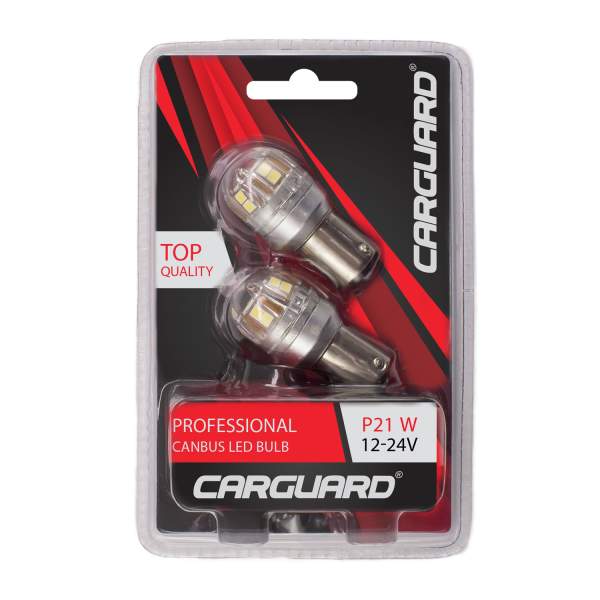 Led auto auxiliar P21W - 12-24V - CANBUS - CarGuard