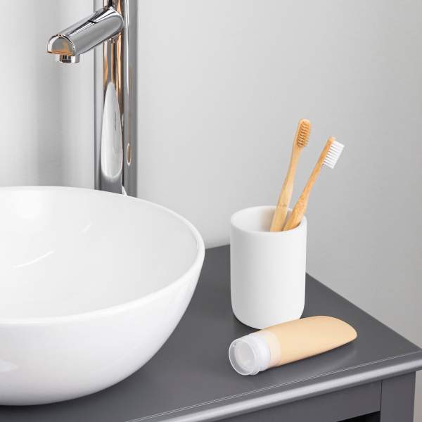 Cană de baie - alb mat