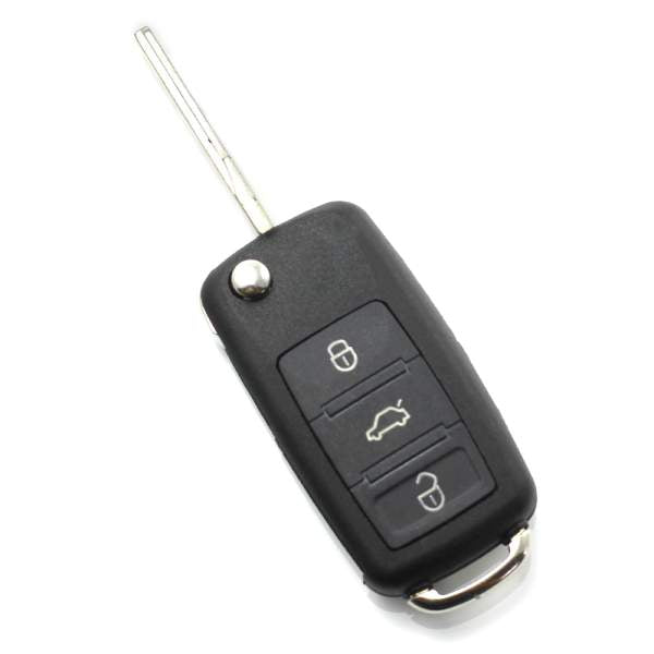 Audi A8 - Carcasă cheie tip briceag cu 3 butoane