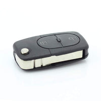 CARGUARD - Audi - carcasă cheie tip briceag, 2+1 butoane, cu buton panică și baterie CR 2032