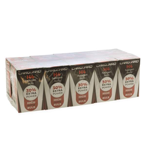 Bec halogen H4 55/60W, +30% intensitate - CARGUARD