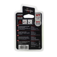 Bec halogen H7, 55W, +30% intensitate - CARGUARD