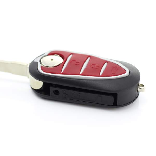 Alfa Romeo - Carcasă cheie - tip briceag, cu 3 butoane - CARGUARD