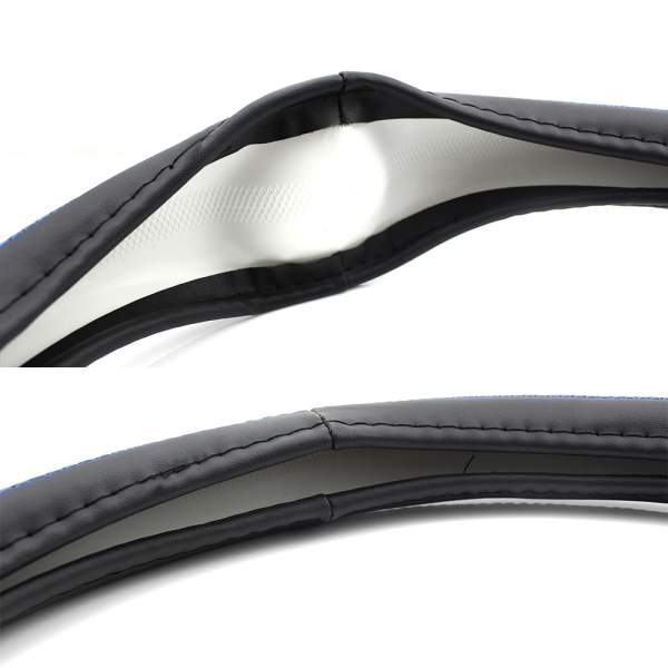 Husa volan auto - negru / albastru - CARGUARD