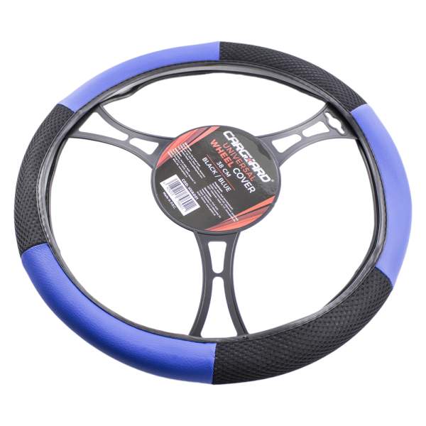 Husa volan auto - negru / albastru - CARGUARD